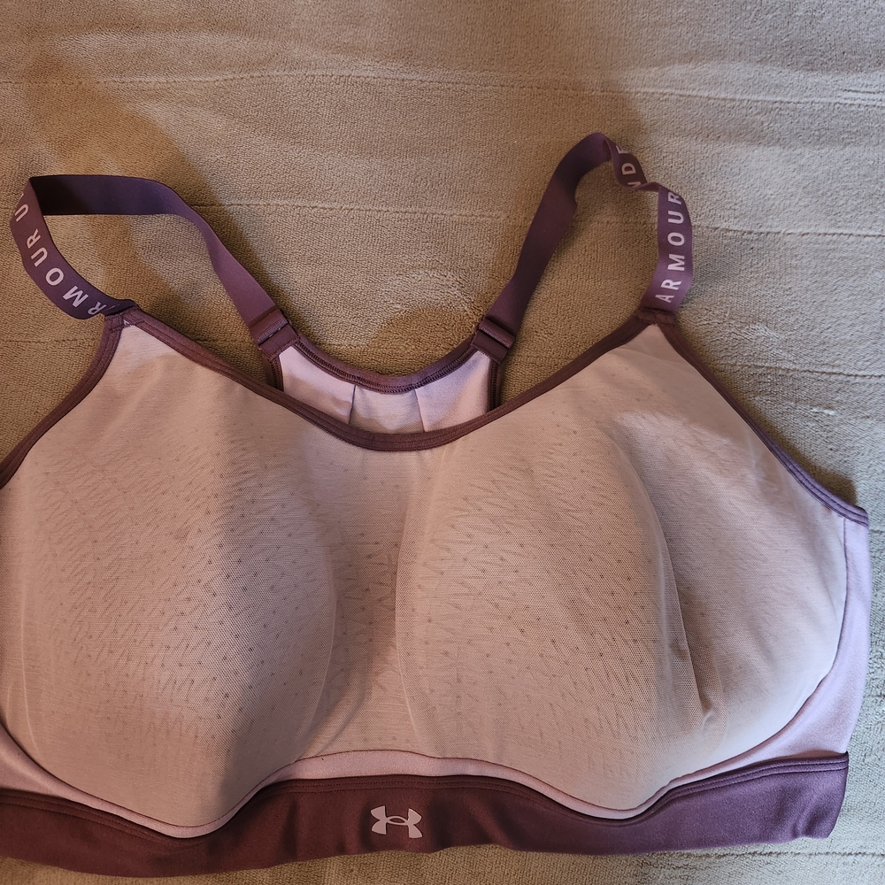 3X Under Armour Women's Purple Sports Bra